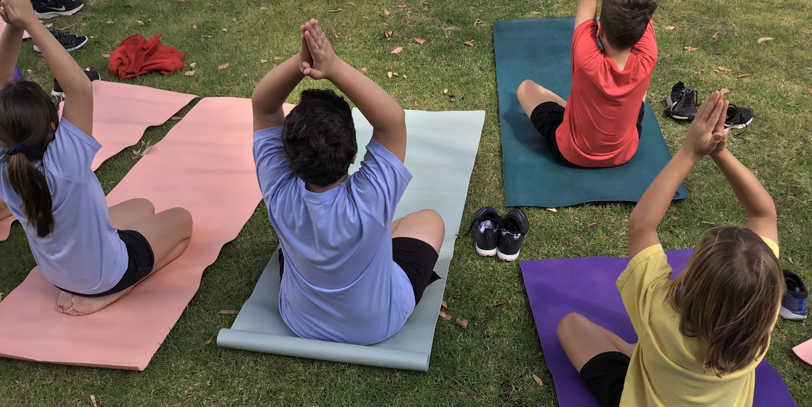 Children doing Mindful Movement