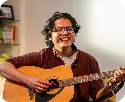 Man playing guitar