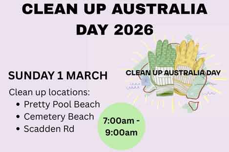 clean up Australia day 2026