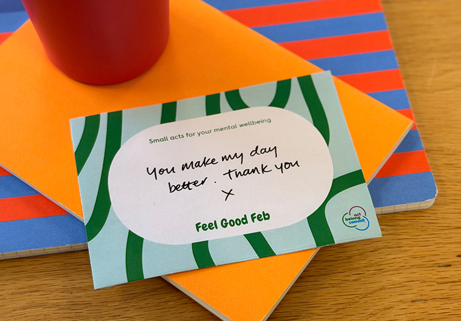Feel Good Feb Postcard