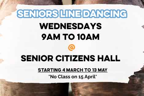 seniors line dancing