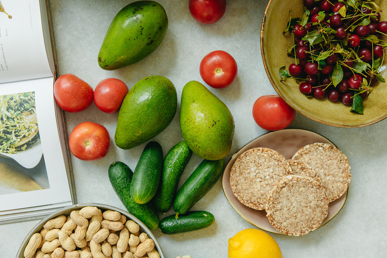 Table of vegetables